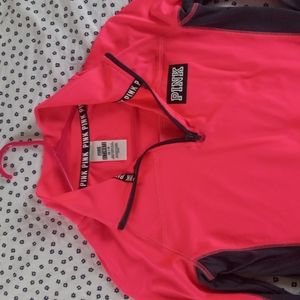 PINK zip up top